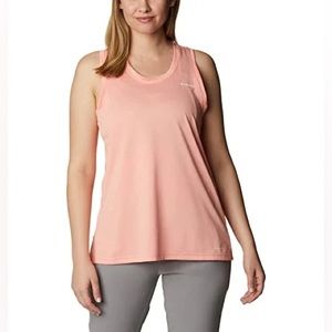 (S:NWT) $36|Columbia Women's Hike Tank, Coral Reef Heather